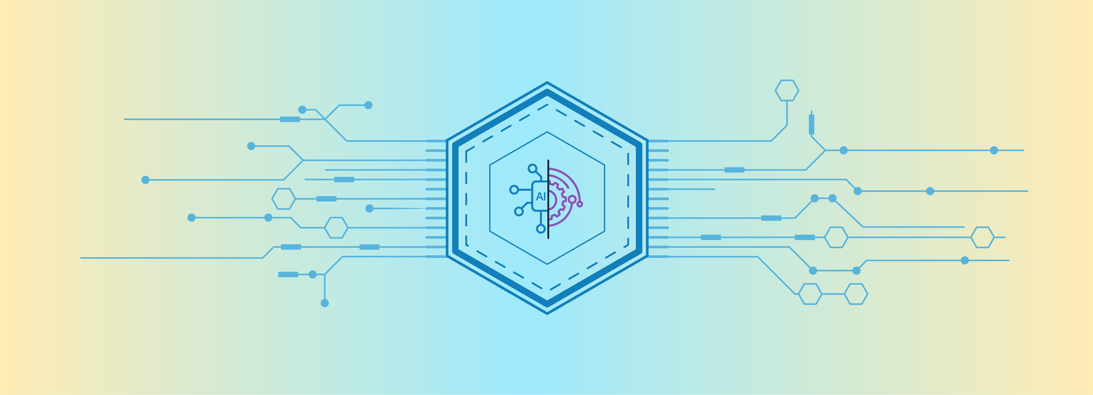 AI Image on Light Blue Background