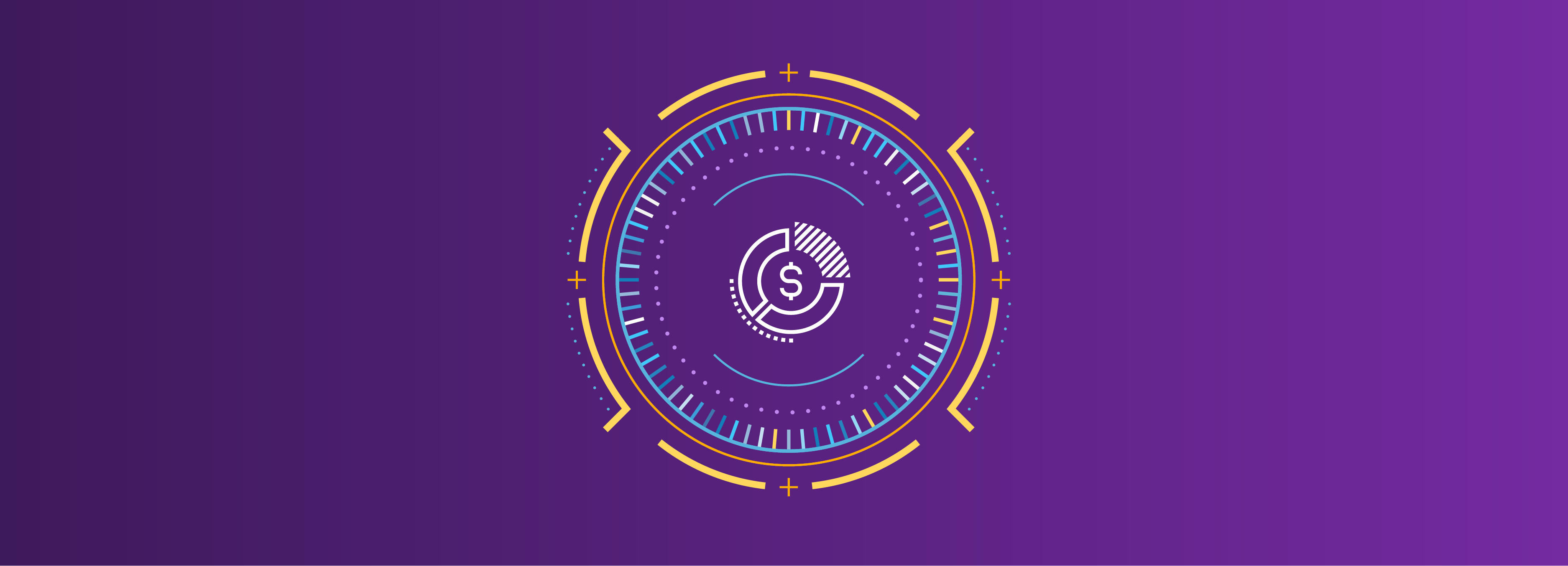 Income Data On Purple Background