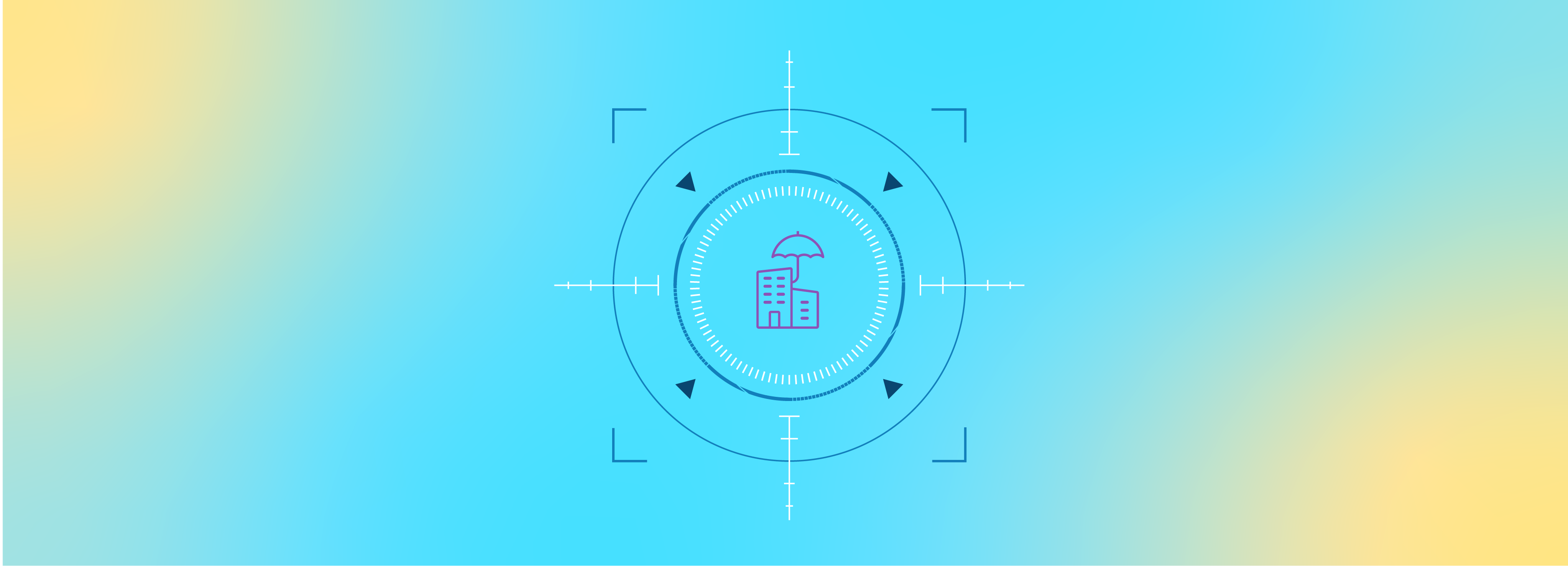 Homeowners Insurance Icon On Blue Background